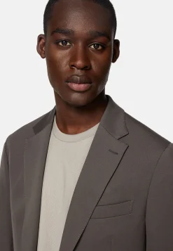 Veste B Tech En Nylon Gris Foncé