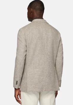 Veste Beige En Pure Laine