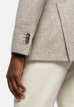 Veste Beige En Pure Laine