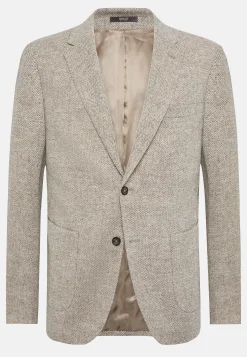 Veste Beige En Pure Laine