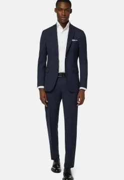 Veste Bleue Travel En Laine