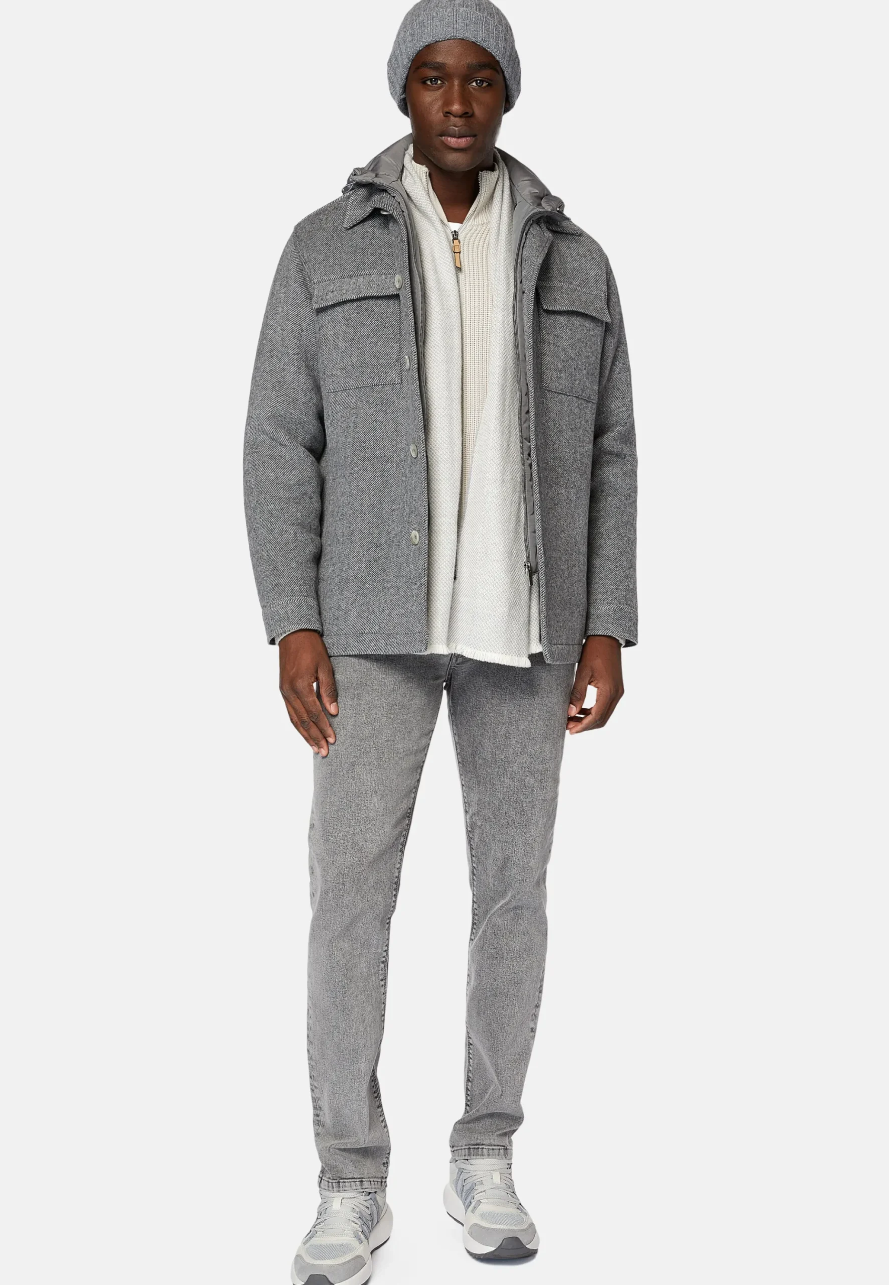 Veste Chemise Blink En Laine Avec Plastron