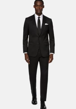 Veste En Sergé De Laine Extensible