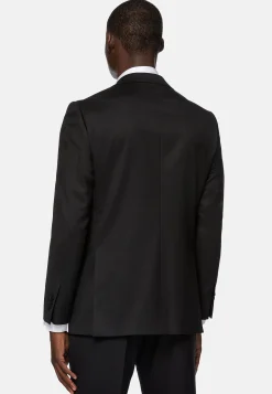 Veste En Sergé De Laine Extensible