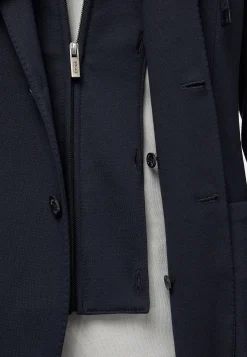 Veste Molletonnée Madison Bleu Marine En Coton Mélangé