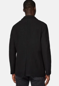 Veste Noire B Jersey En Pure Laine