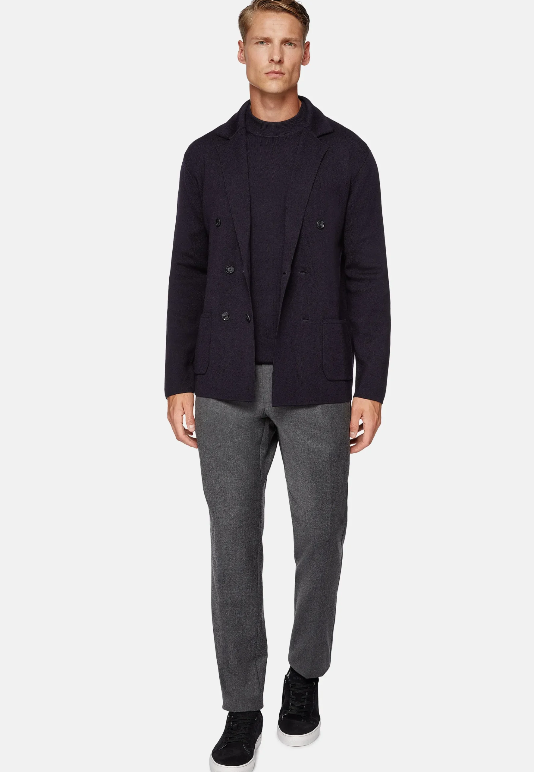 Veste Pull En Laine Mérinos