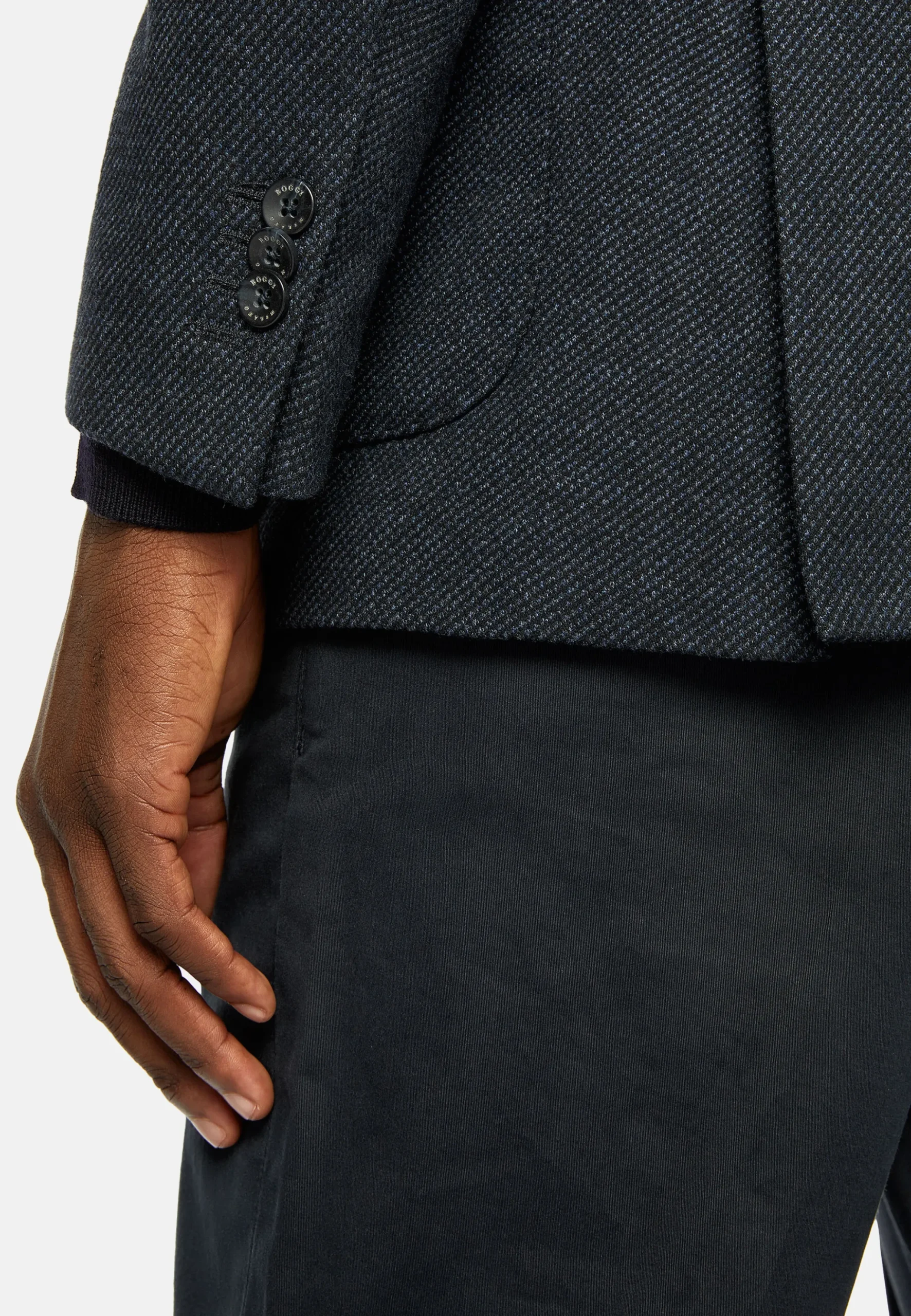 Veste Structurée En Coton Mélangé Jersey