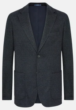 Veste Structurée En Coton Mélangé Jersey