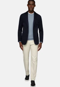 Veste Structurée En Laine Jersey